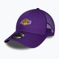 Vyriška New Era Home Field 9Forty Trucker Los Angeles Lakers beisbolo kepuraitė violetinė 2