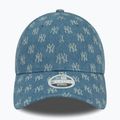 Moterų New Era Denim Mono 9Forty New York Yankees med blue beisbolo kepuraitė 2