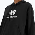 Moteriškas džemperis New Balance French Terry Stacked Logo Hoodie black 4