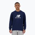 Vyriškas džemperis New Balance Stacked Logo French Terry Crew nb navy