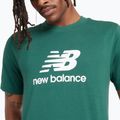 Vyriški marškinėliai New Balance Stacked Logo night watch green 9