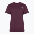 Moteriški marškinėliai New Balance Essentials Jersey plum brown