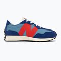 New Balance 327's V1 inkwell/true red batai 2