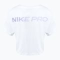 Moteriški treniruočių marškinėliai Nike Dri-Fit Pro white 2