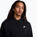 Vyriškas "Nike Club French Terry" megztinis su gobtuvu black/black/white 4
