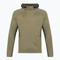 Moteriški bėgimo marškinėliai ilgomis rankovėmis Nike Trail Dri-Fit UV LS Hoodie neutral olive/medium olive/lilac bloom