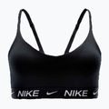 Nike Dri-Fit Indy Light Support treniruočių liemenėlė juoda/juoda/balta