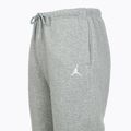Moteriškos Nike Jordan Brooklyn Fleece tamsiai pilkos viržinės/baltos kelnės 8