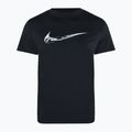 Moteriški bėgimo marškinėliai Nike One Dri-Fit black/white