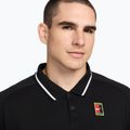 Vyriški teniso marškinėliai Nike Court Heritage Polo juoda/balta 4