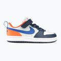 Vaikiški batai Nike Court Borough Low Recraft white/navy/orange 2