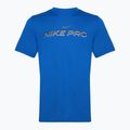 Vyriški treniruočių marškinėliai Nike Dri-Fit Fitness dame royal