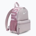 Vaikiška miesto kuprinė Nike Brasilia Just Do It Mini 11 l platinum violet/plum dust/white 2