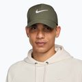 Kepurė su snapeliu Nike Dri-FIT Club medium olive/white 5
