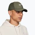 Kepurė su snapeliu Nike Dri-FIT Club medium olive/white 6