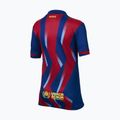 Vaikiški futbolo marškinėliai Nike FC Barcelona 2025/26 Stadium Fourth gym blue/gym blue/salsa red/opti yellow 7