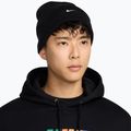 Žieminė kepurė Nike Peak Swoosh Beanie black/white