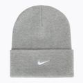Žieminė kepurė Nike Peak Swoosh Beanie dark grey heather/white