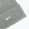 Žieminė kepurė Nike Peak Swoosh Beanie dark grey heather/white 3
