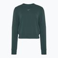 Nike Dri-FIT One Crew Neck French Terry moteriškas džemperis vintage green/ black