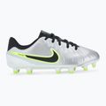 Vaikiški futbolo batai Nike Tiempo Legend 10 Academy FG/MG metallic silver/volt/black 2