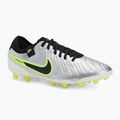 Nike Legend 10 Pro Ag-Pro vyrų futbolo bateliai metallic silver/ volt/ black