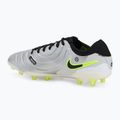 Nike Legend 10 Pro Ag-Pro vyrų futbolo bateliai metallic silver/ volt/ black 3