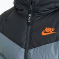 Nike Sportswear Big Kids sintetinė antracito / šaltai pilkos / saugiai oranžinės spalvos striukė 3