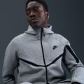 Vyriškas džemperis Nike Tech Windrunner Full Zip Cave Dark Grey Heather/Black 5