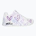 Moteriški batai SKECHERS JGoldcrown Uno Spread The Love white/light purple 2