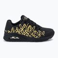 Moteriški batai SKECHERS JGoldcrown Uno Golden Heart black/multicolor metallic 2