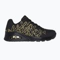 Moteriški batai SKECHERS JGoldcrown Uno Golden Heart black/multicolor metallic 9