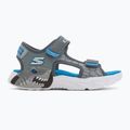 Vaikiškos basutės SKECHERS S-Lights Creature Splash charcoal/blue 2