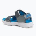 Vaikiškos basutės SKECHERS S-Lights Creature Splash charcoal/blue 3