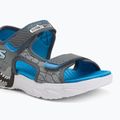 Vaikiškos basutės SKECHERS S-Lights Creature Splash charcoal/blue 7
