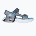 Vaikiškos basutės SKECHERS S-Lights Creature Splash charcoal/blue