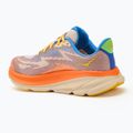 HOKA Clifton 9 ultramarino/electric tangerine vaikiški bėgimo bateliai 3