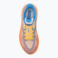 HOKA Clifton 9 ultramarino/electric tangerine vaikiški bėgimo bateliai 5