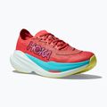 Moteriški bėgimo batai HOKA Mach X 2 grapefruit/electric coral 9