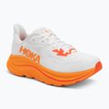 Moteriški bėgimo bateliai HOKA Clifton 10 frost/orange zest