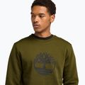 Vyriškas džemperis Timberland Tree Logo Crew Neck dark olive 4