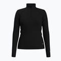 Moteriškas termoaktyvus džemperis Smartwool Classic Thermal Merino Base Layer 1/4 Zip Boxed juodas