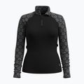 Moteriškas termoaktyvus džemperis Smartwool Classic Thermal Merino Base Layer 1/4 Zip Boxed black digi snow 3