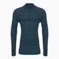 Vyriškas termoaktyvus džemperis Smartwool Intraknit Thermal Merino Base Layer 1/4 Zip twilight blue 3