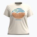 Moteriški žygio marškinėliai Smartwool Horizon View Short Sleeve Graphic Tee almond 2