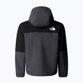 Vaikiška lietaus striukė The North Face Teen Hike Packable Shell tnf black/asphalt grey 5