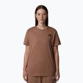 Moteriški marškinėliai The North Face Box Nse Relaxed Tee latte/tnf white