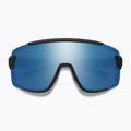 Saulės akiniai Smith Wildcat matte black/chrp polarized blue mirror/clear 2