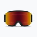 Slidinėjimo akiniai  Smith Squad black/chromapop pro photochromic red mirror 2