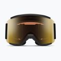 Slidinėjimo akiniai Smith Squad XL black/chromapop pro photochromic gold mirror 2